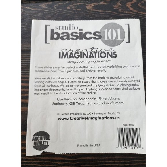 LOT Scrapbooking Stickers - Boys Blue Space Hero Men Man - NEW & Retired #10 - Picture 12 of 13